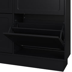 Bellemave® Shoe Storage Cabinet for Entryway with 6 Flip Drawers, Freestanding Hidden Shoe Storage for Front Door Entrance, Living Room, Hallway, Bedroom - Bellemave