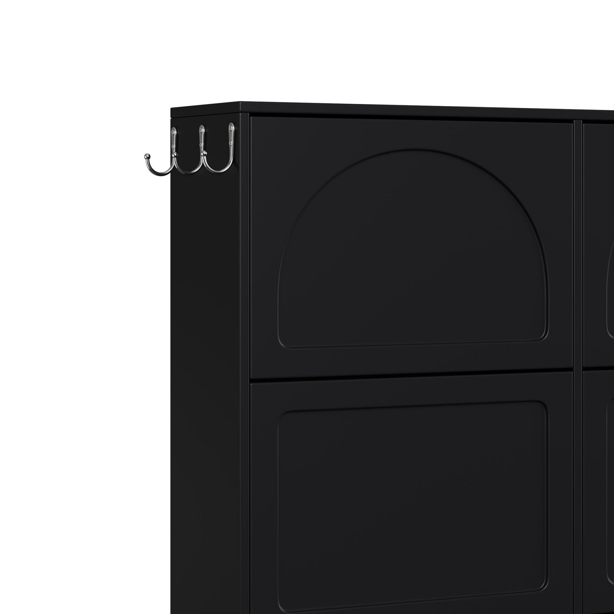 Bellemave® Shoe Storage Cabinet for Entryway with 6 Flip Drawers, Freestanding Hidden Shoe Storage for Front Door Entrance, Living Room, Hallway, Bedroom - Bellemave