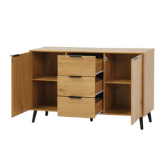 Bellemave® Sideboard Buffet Cabinet with 3 Drawers & 2 Doors - Bellemave