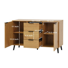 Bellemave® Sideboard Buffet Cabinet with 3 Drawers & 2 Doors - Bellemave