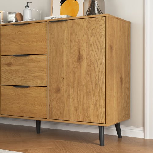 Bellemave® Sideboard Buffet Cabinet with 3 Drawers & 2 Doors - Bellemave