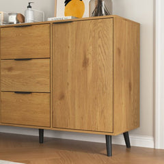 Bellemave® Sideboard Buffet Cabinet with 3 Drawers & 2 Doors - Bellemave