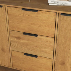 Bellemave® Sideboard Buffet Cabinet with 3 Drawers & 2 Doors - Bellemave