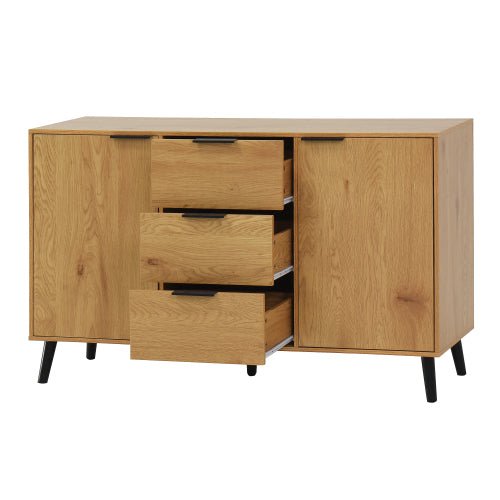 Bellemave® Sideboard Buffet Cabinet with 3 Drawers & 2 Doors - Bellemave