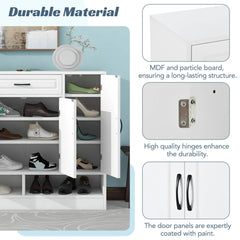 Bellemave® Sleek and Modern Shoe Cabinet with Adjustable Shelves - Bellemave