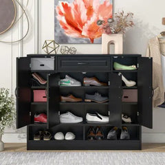 Bellemave® Sleek and Modern Shoe Cabinet with Adjustable Shelves - Bellemave