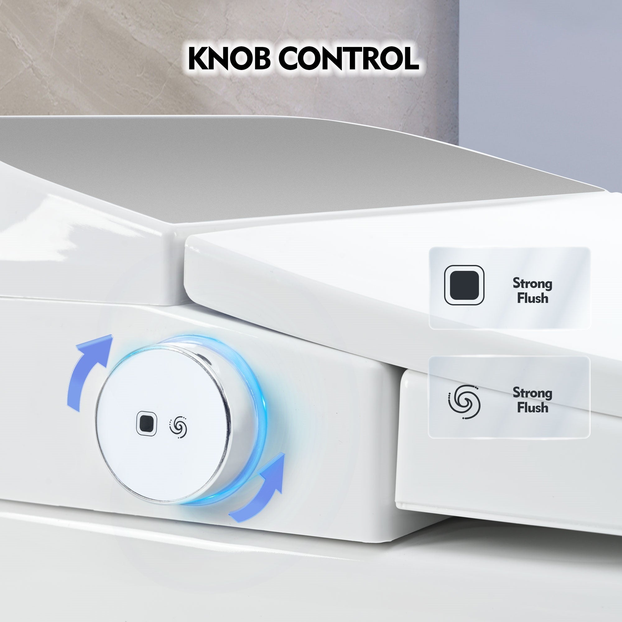 Bellemave® Smart Heated Toilet – One Piece Tankless with Auto Flush & Soft Close Lid, White - Bellemave