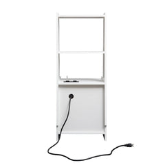 Bellemave® Smart Nightstand with Charging Station, Night Light and Bookshelf - Bellemave