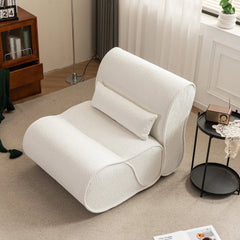 Bellemave® Soft Pellet Velvet Recliner with Waist Pack Padding - Bellemave