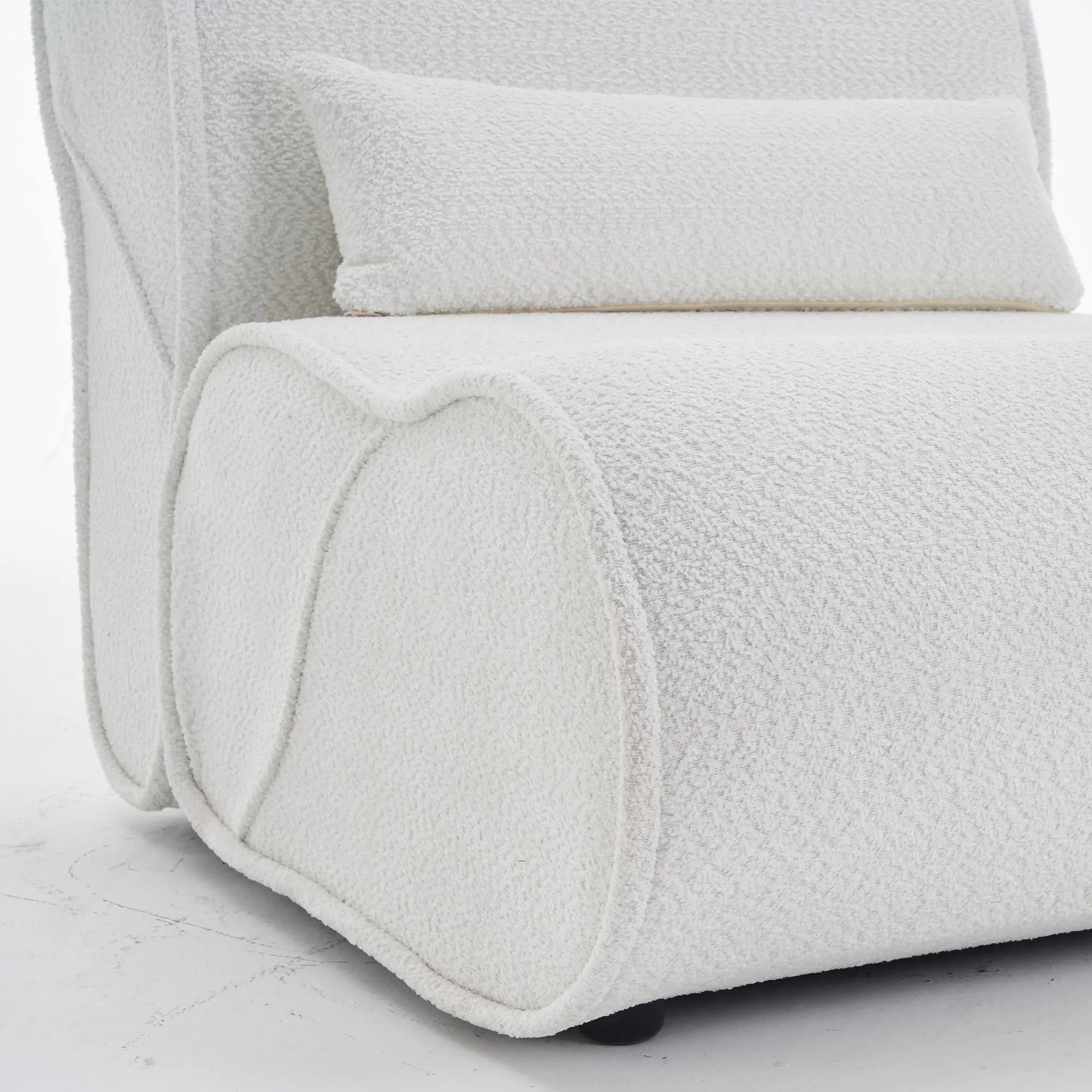 Bellemave® Soft Pellet Velvet Recliner with Waist Pack Padding - Bellemave