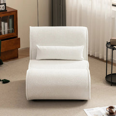 Bellemave® Soft Pellet Velvet Recliner with Waist Pack Padding - Bellemave