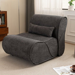 Bellemave® Soft Pellet Velvet Recliner with Waist Pack Padding - Bellemave
