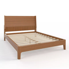 Bellemave® Solid Bamboo Platform Bed Frame & Wood Slats, Japanese Bed Frame, No Box Spring Needed, Easy Assembly, Noise Free - Bellemave