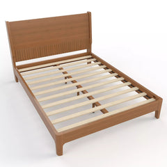 Bellemave® Solid Bamboo Platform Bed Frame & Wood Slats, Japanese Bed Frame, No Box Spring Needed, Easy Assembly, Noise Free - Bellemave