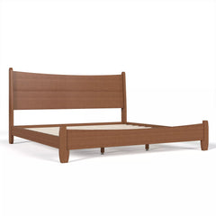 Minimalist bamboo platform bed frame design