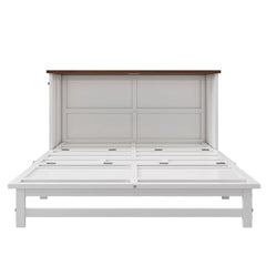 Bellemave® Solid Pine Murphy Bed Chest with Charging Station and Large Storage Drawer - Bellemave