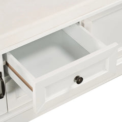 Bellemave® Storage Bench with 2 Drawers and 2 Cabinets - Bellemave