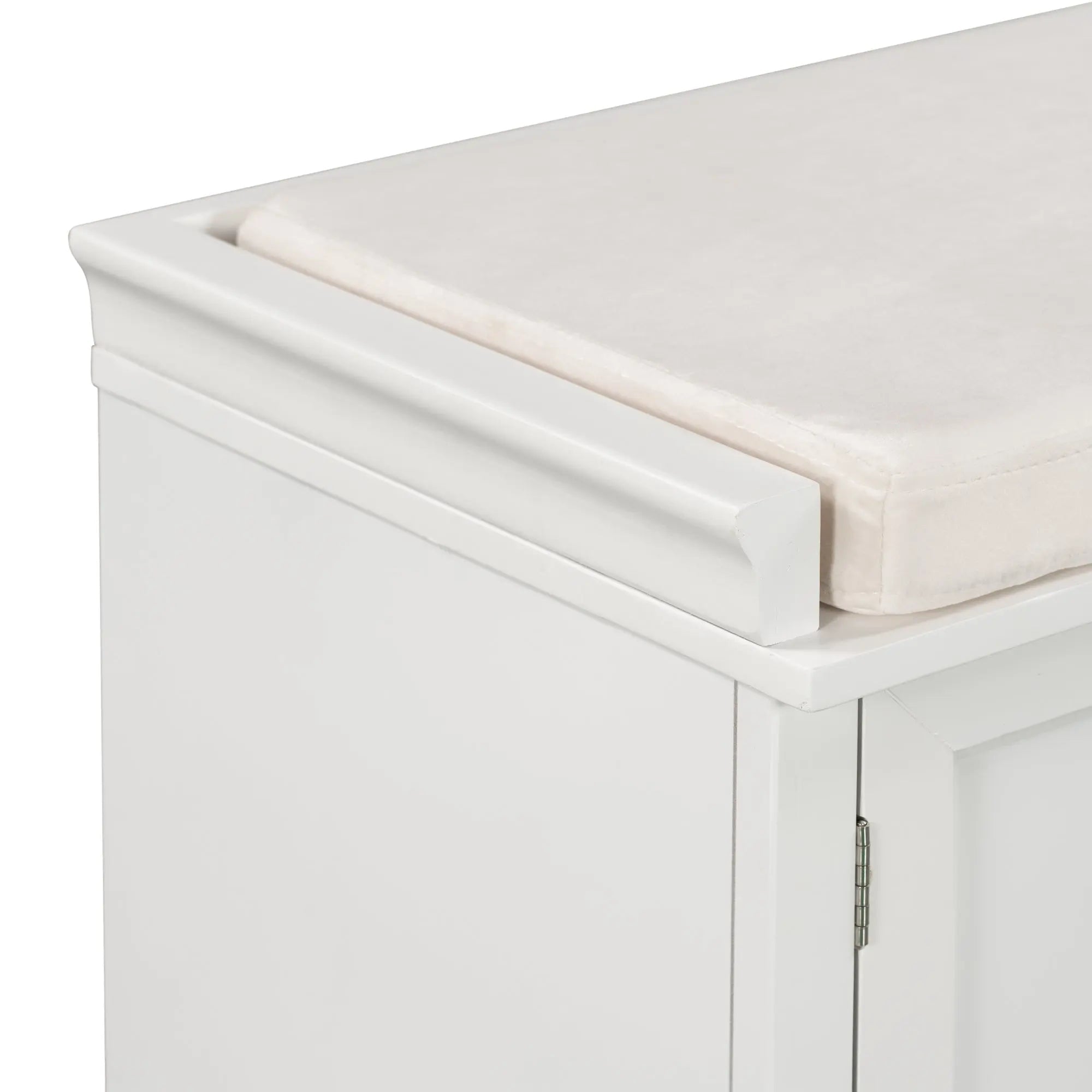 Bellemave® Storage Bench with 2 Drawers and 2 Cabinets - Bellemave