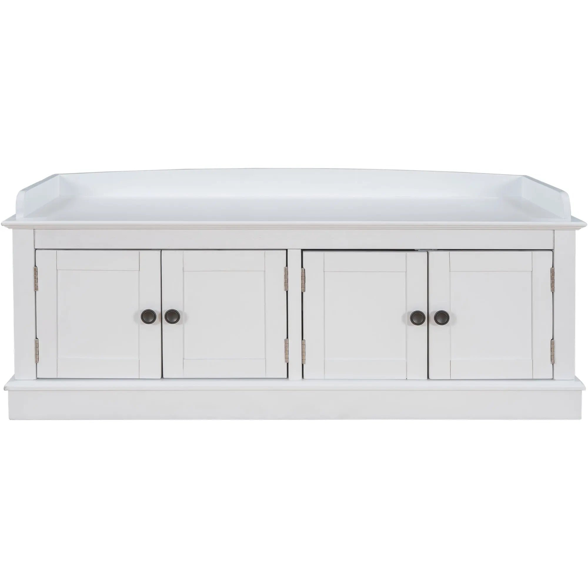 Bellemave® Storage Bench with 4 Doors and Adjustable Shelves - Bellemave