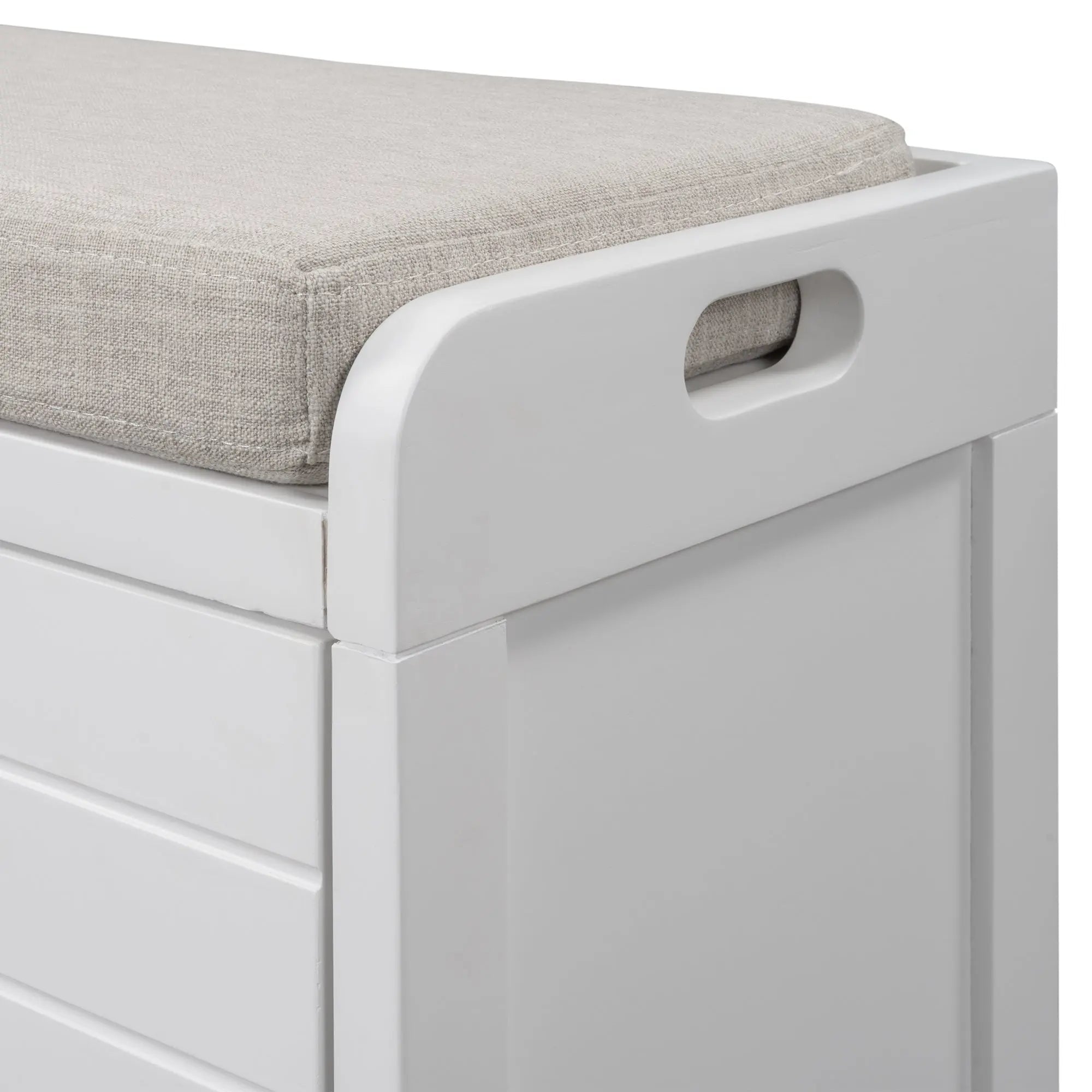 Bellemave® Storage Bench with Removable Basket and 2 Drawers - Bellemave