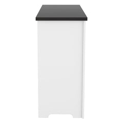 Bellemave® Storage Cabinet with Silent Sliding Doors and Three Drawers - Bellemave
