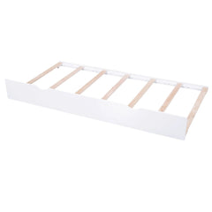 Bellemave® Storage Platform Bed with Pull Out Shelves and Trundle - Bellemave