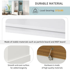 Bellemave® Stylish Design Hall Tree with Flip - Up Bench,Adjustable Shelves and Hanging Hooks - Bellemave