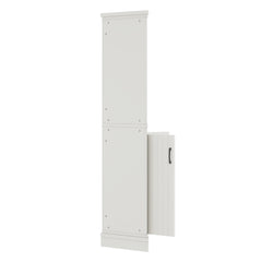 Bellemave® Tall Corner Cabinet with Doors for living room, bathroom,Dining Room or Kitchen,White - Bellemave