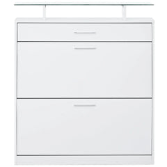 Bellemave® Tempered Glass Top Shoe Storage Cabinet with Drawer and LED Light - Bellemave