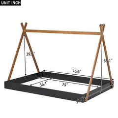 Bellemave® Tent Floor Bed with Triangle Structure - Bellemave