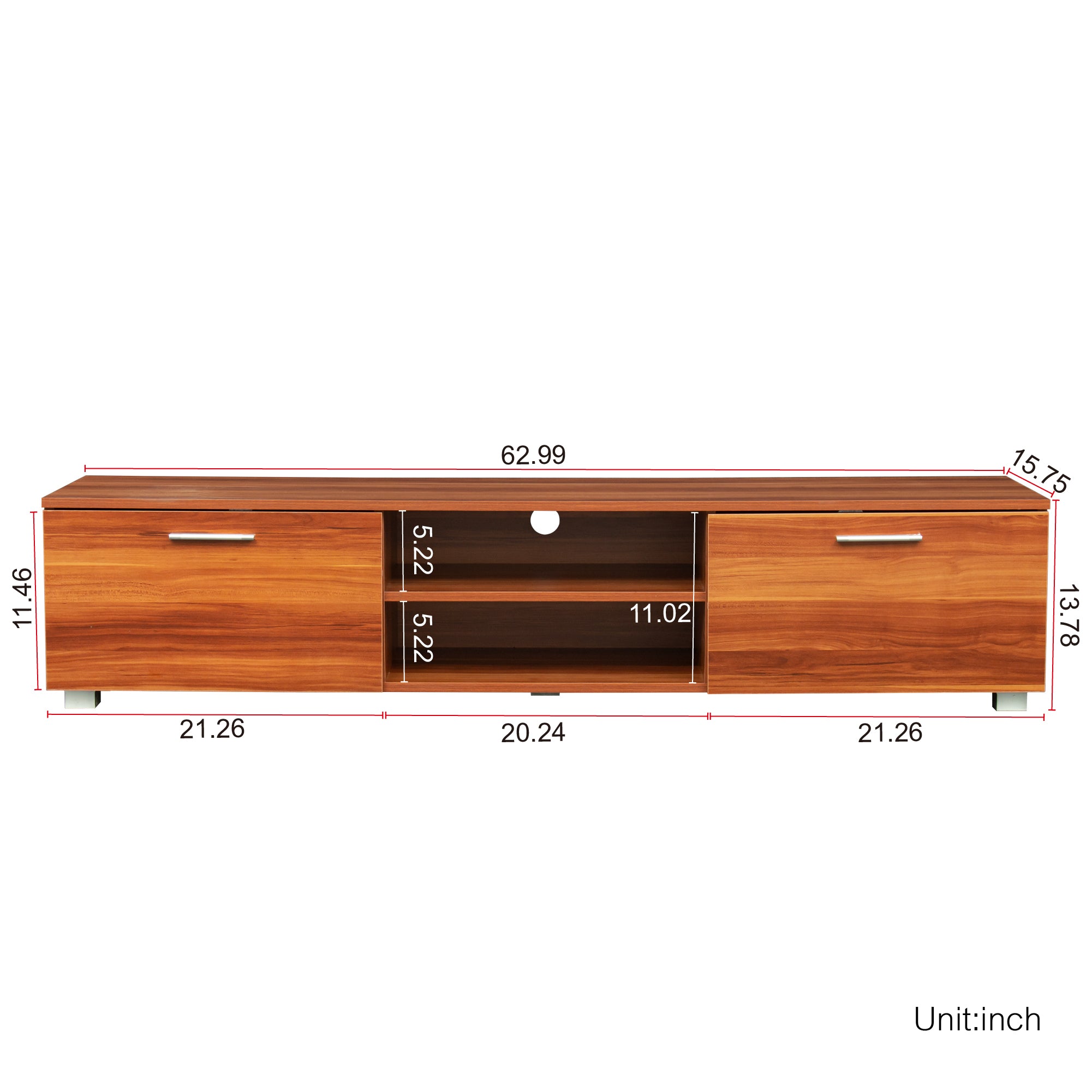 Bellemave® TV Stands for Living Room with LED RGB Lights，in Lounge Room, Living Room and Bedroom(Black) - Bellemave