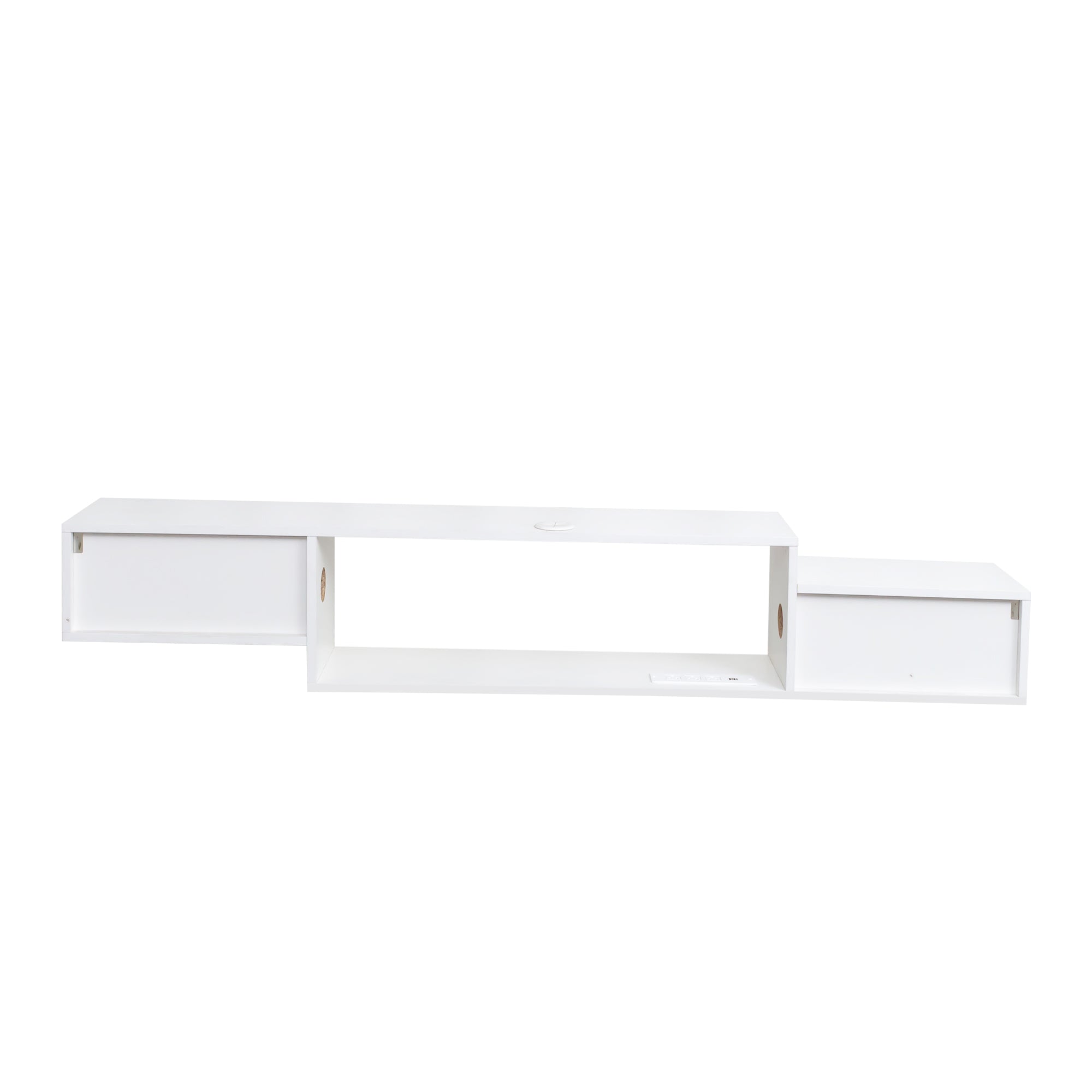 Bellemave® TV Stands for Living Room with LED RGB Lights，in Lounge Room, Living Room and Bedroom(Black) - Bellemave