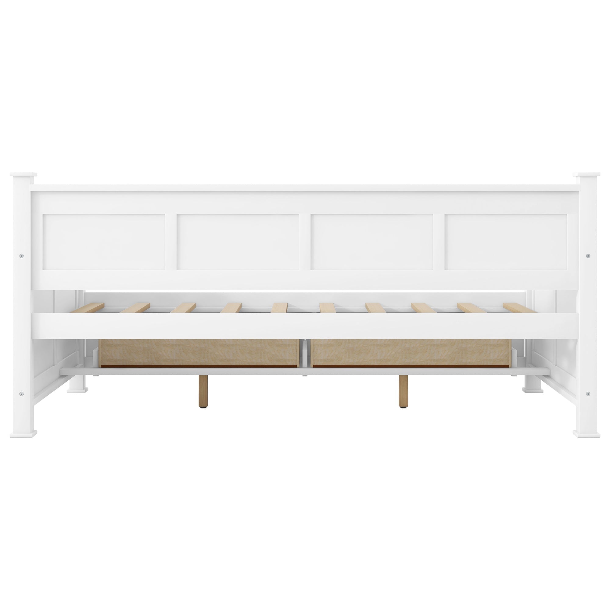 Bellemave® Twin Daybed with Drawers, Wood daybed Frame with Storage,Modern and Rustic Casual Twin Daybed - Bellemave