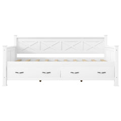 Bellemave® Twin Daybed with Drawers, Wood daybed Frame with Storage,Modern and Rustic Casual Twin Daybed - Bellemave