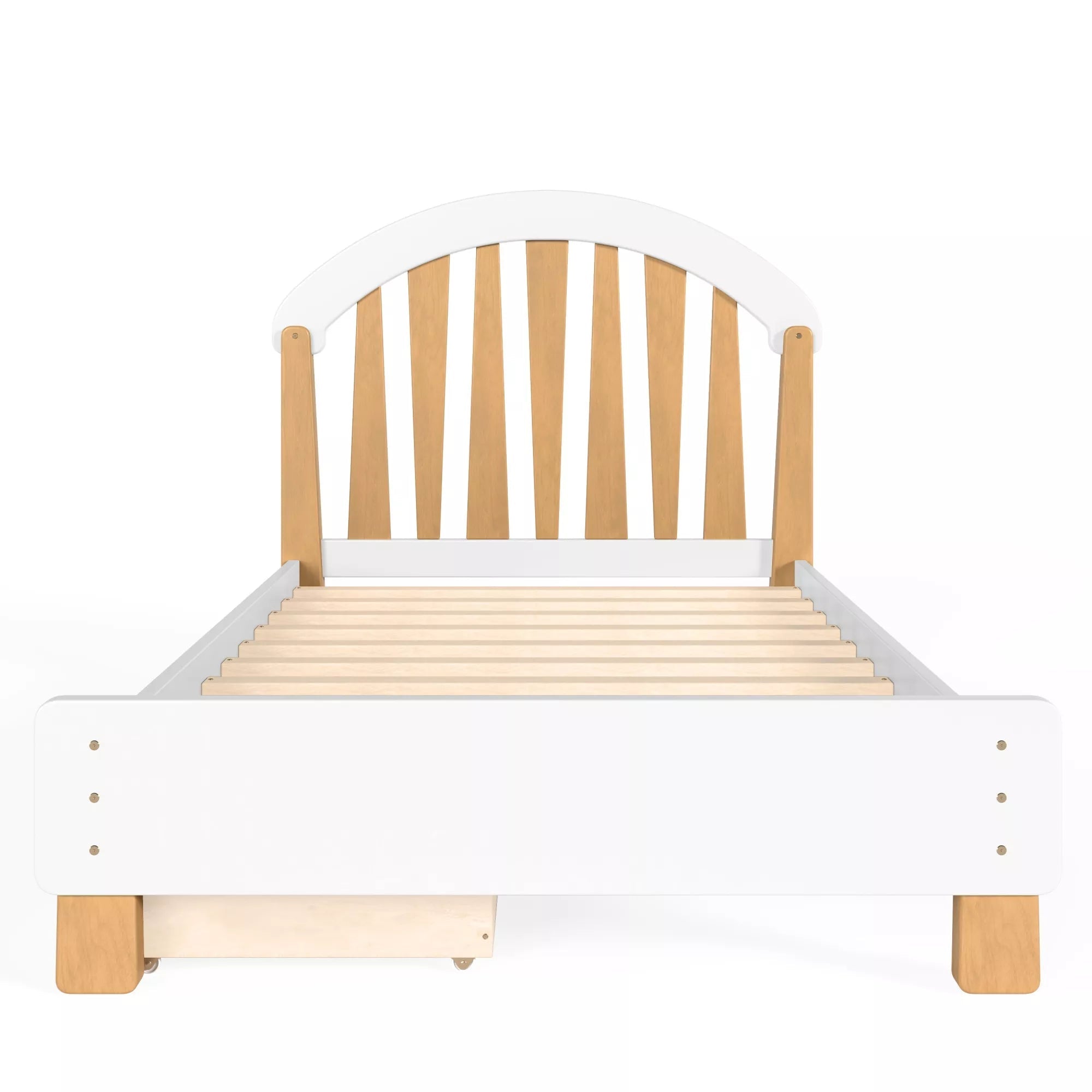 Bellemave® Twin & Full Size Platform Bed with Storage Drawer – Solid Wood Frame, No Box Spring - Bellemave