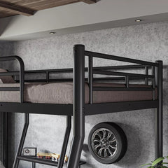 Bellemave® Twin over Full Bunk Bed, Space Saving Metal Frame with Noise-Reduced Design for Teens & Adults - Bellemave