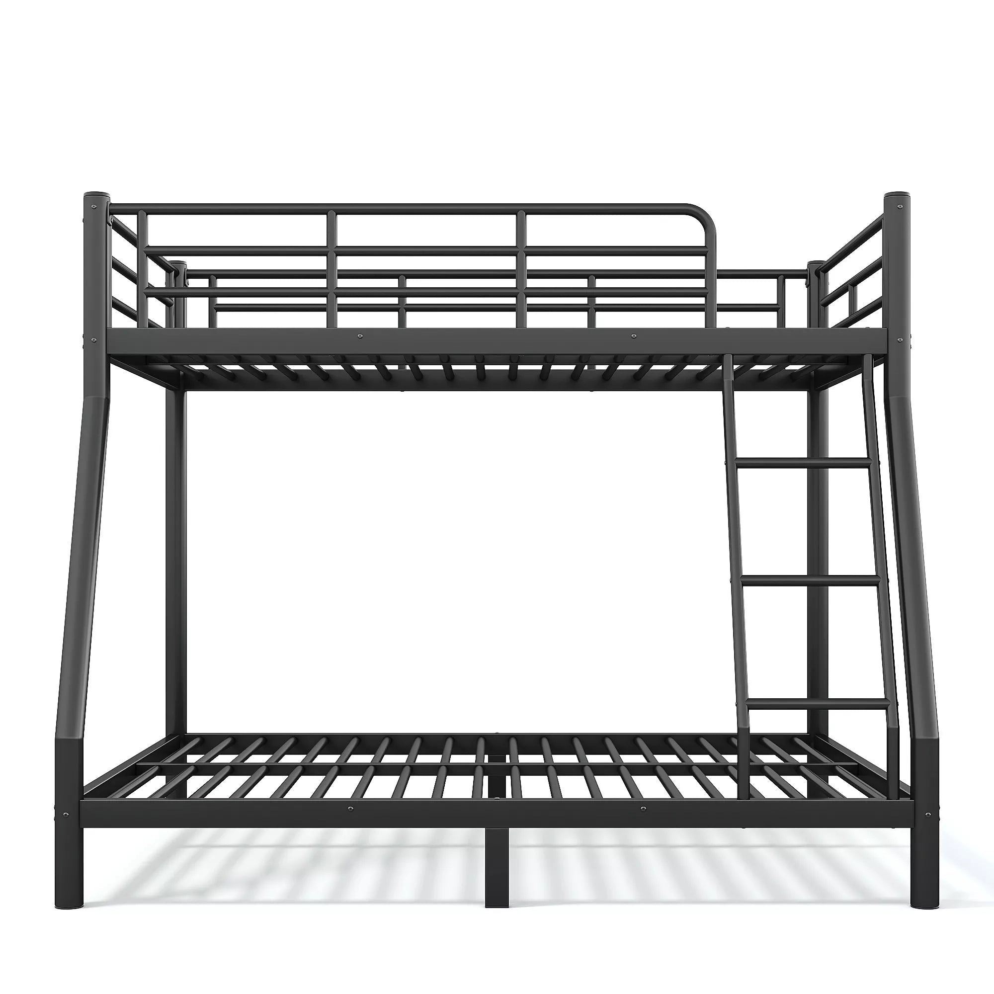 Bellemave® Twin over Full Bunk Bed, Space Saving Metal Frame with Noise-Reduced Design for Teens & Adults - Bellemave