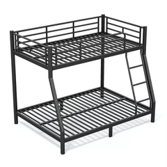 Bellemave® Twin over Full Bunk Bed, Space Saving Metal Frame with Noise-Reduced Design for Teens & Adults - Bellemave