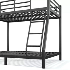 Bellemave® Twin over Full Bunk Bed, Space Saving Metal Frame with Noise-Reduced Design for Teens & Adults - Bellemave