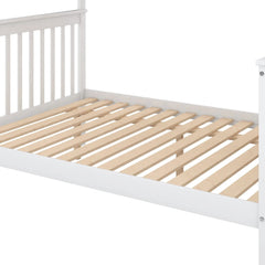 Bellemave® Twin over Full Bunk Bed with Storage Stairs - Bellemave