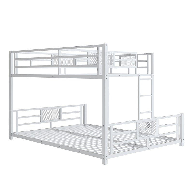 Bellemave® Twin over Full L - shaped Metal Bunk Bed - Bellemave