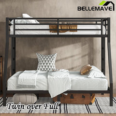 Bellemave® Twin over Full Metal Bunk Bed - Bellemave