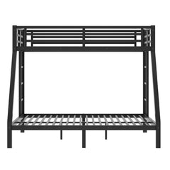 Bellemave® Twin Over Full Size Metal Bunk Bed, Bunk Beds Twin Over Full Size with Full - Length Guardrail and Ladder - Bellemave