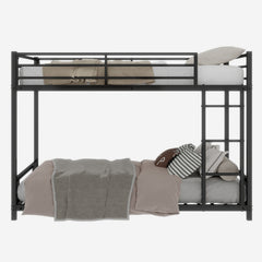 Bellemave® Twin Over Twin Bunk Bed with Ladder, High Guardrail & Slats - Bellemave