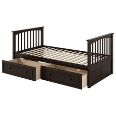 Bellemave® Twin Size Bunk Bed with Drawers(Convertible) - Bellemave