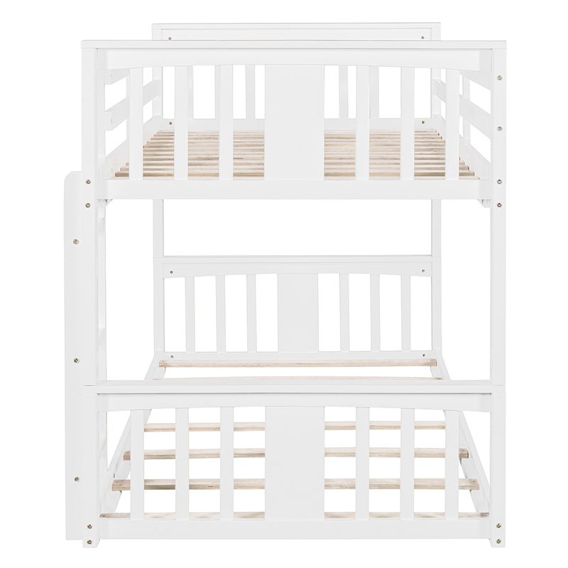 Bellemave® Twin Size Bunk Bed with Ladder - Bellemave