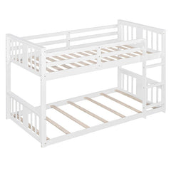 Bellemave® Twin Size Bunk Bed with Ladder - Bellemave