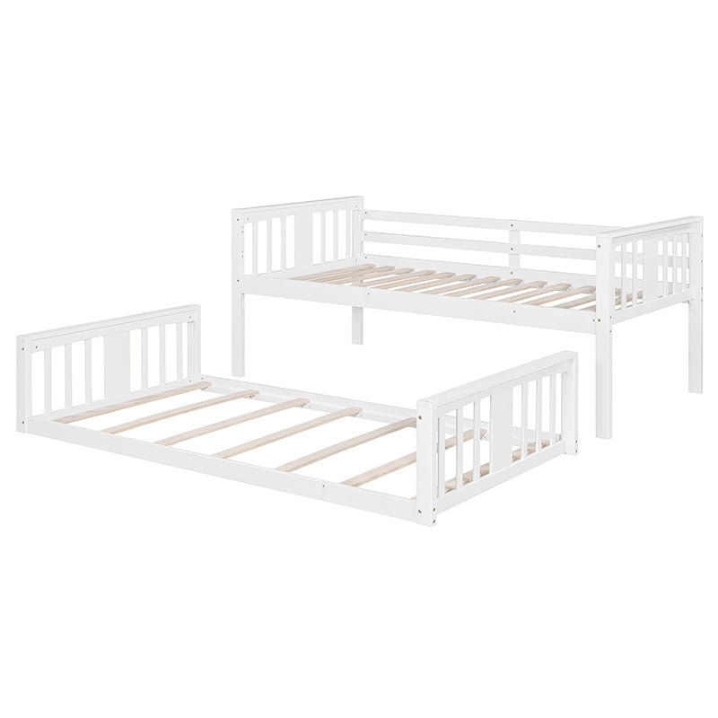 Bellemave® Twin Size Bunk Bed with Ladder - Bellemave