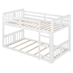 Bellemave® Twin Size Bunk Bed with Ladder - Bellemave