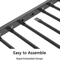 Bellemave® Twin Size Bunk Bed with Mesh Guard Rail - Bellemave
